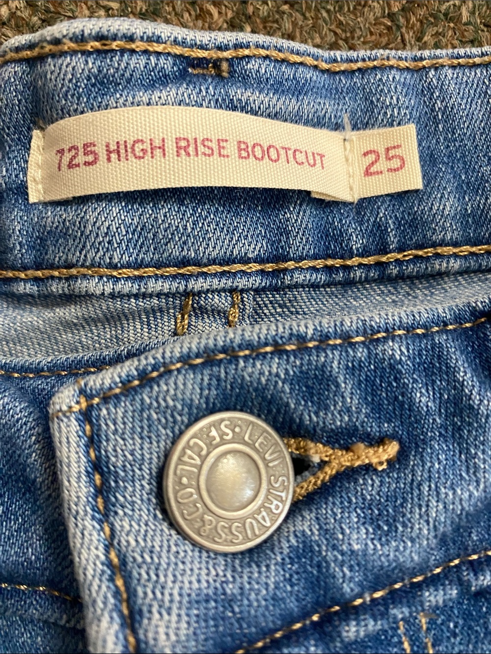 Levi's Light Blue Flare Jeans - Picture 2 of 9